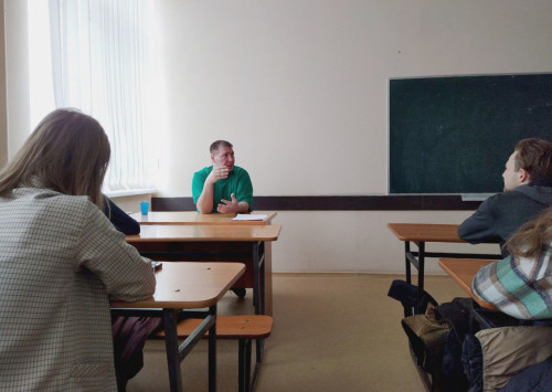 Ведущий «Авторадио» в гостях у студентов-журналистов