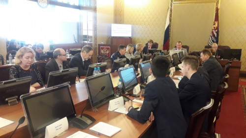 Участие А. Кокшарова в работе круглого стола, посвященного патриотическому воспитанию молодежи