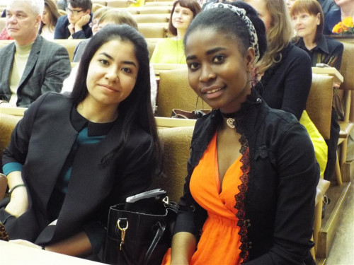 Иностранные студенты на Дне славянской письменности в ИвГУ