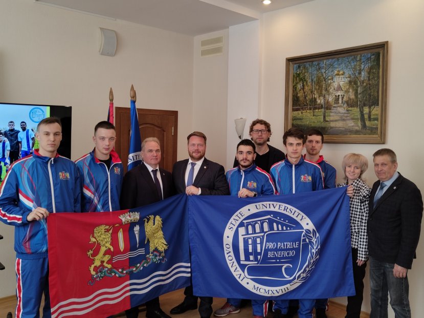 Напутствие команде победителей