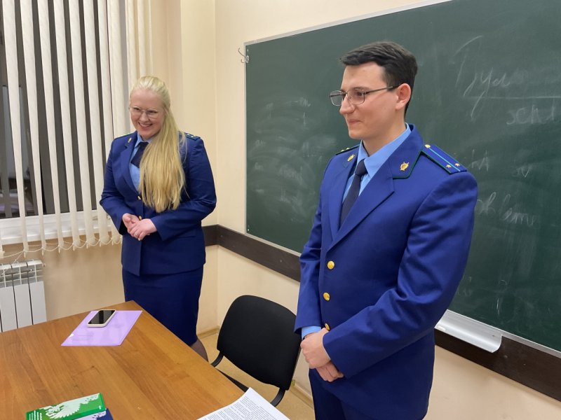 Встреча студентов юридического факультета с офицерами Ивановской межрайонной природоохранной прокуратуры